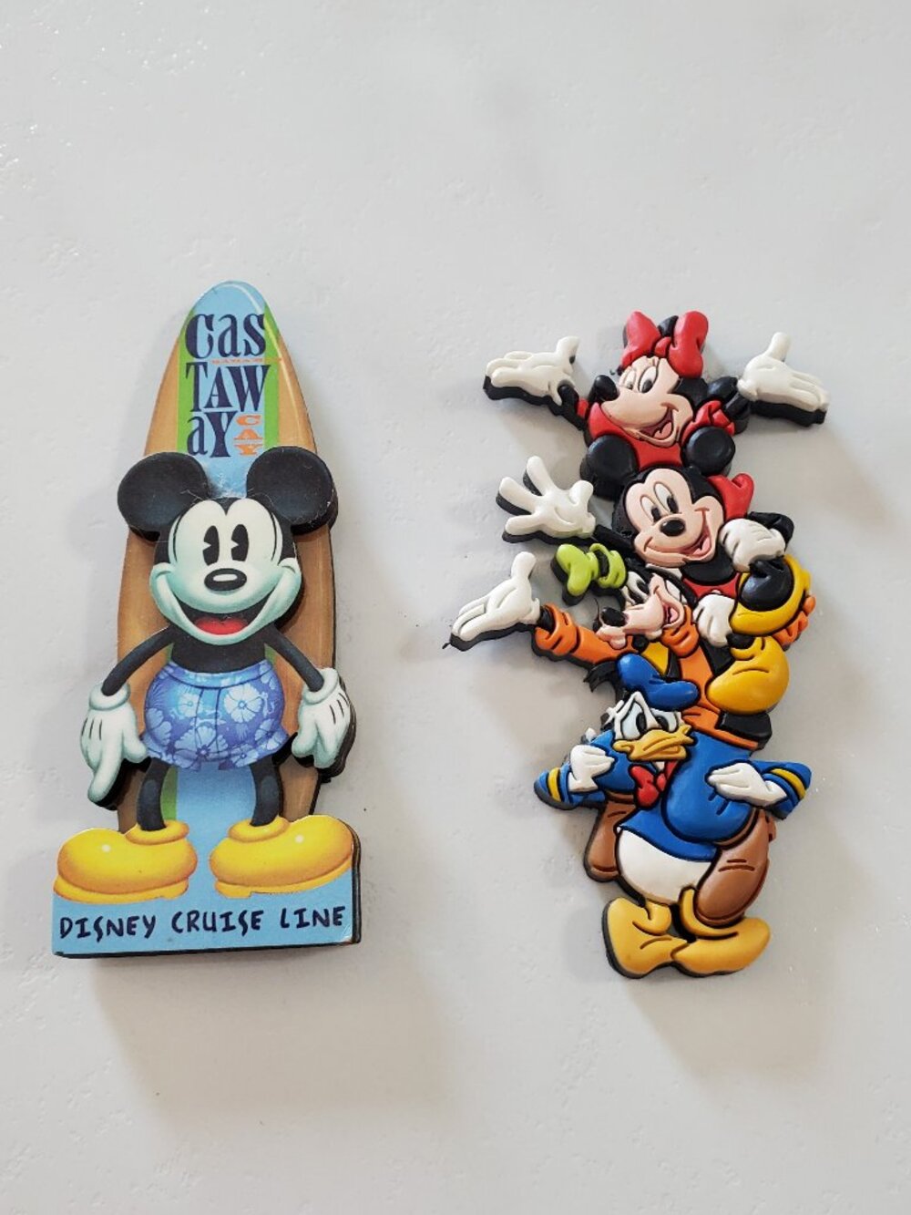 2 Disney Fridge Magnets DCL Castaway Cay